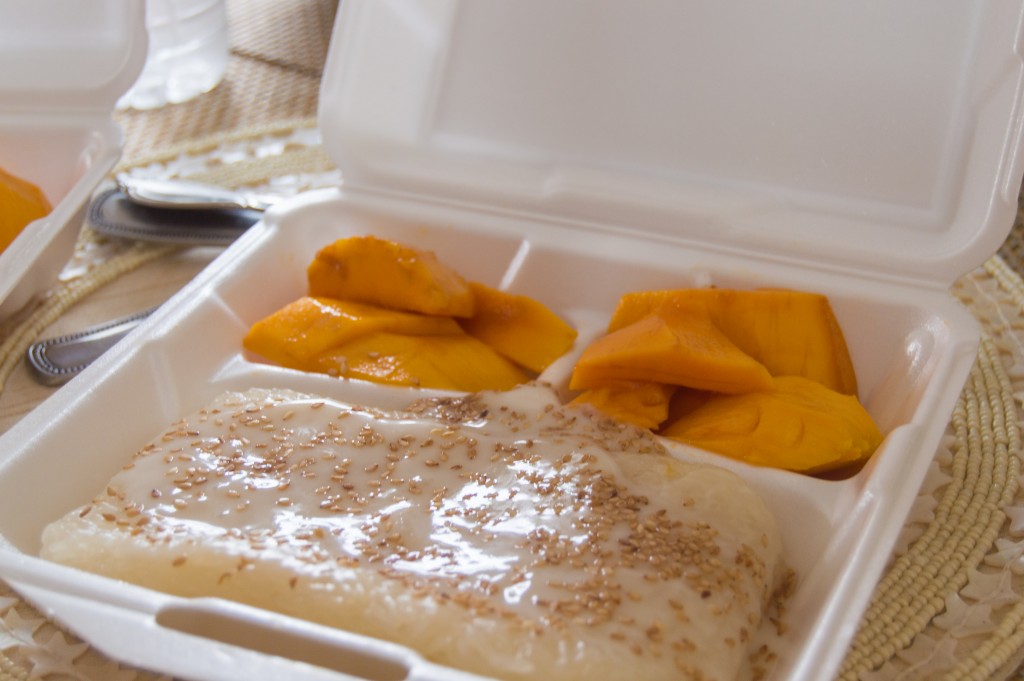 Mango sticky rice at Bangkok House, Myrtle Beach