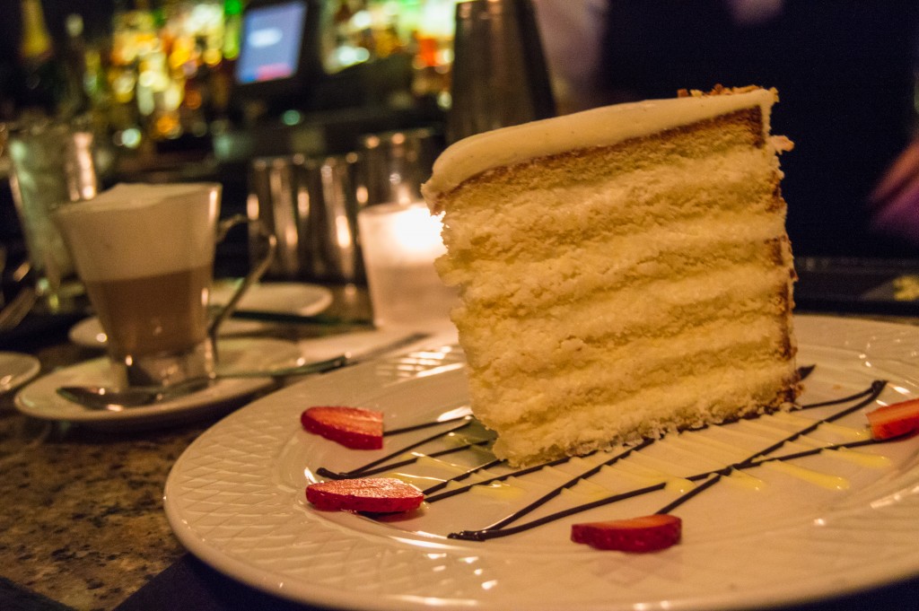 The Ultimate coconut cake in Peninsula Grill