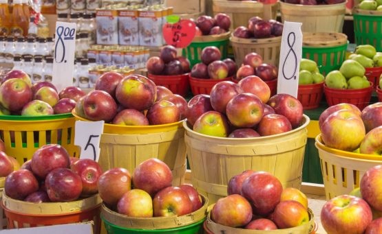 Apples at Jean Talon Market