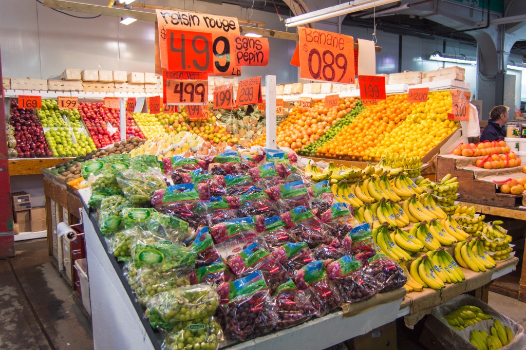 Fruits and veggies at Jean Talon Market