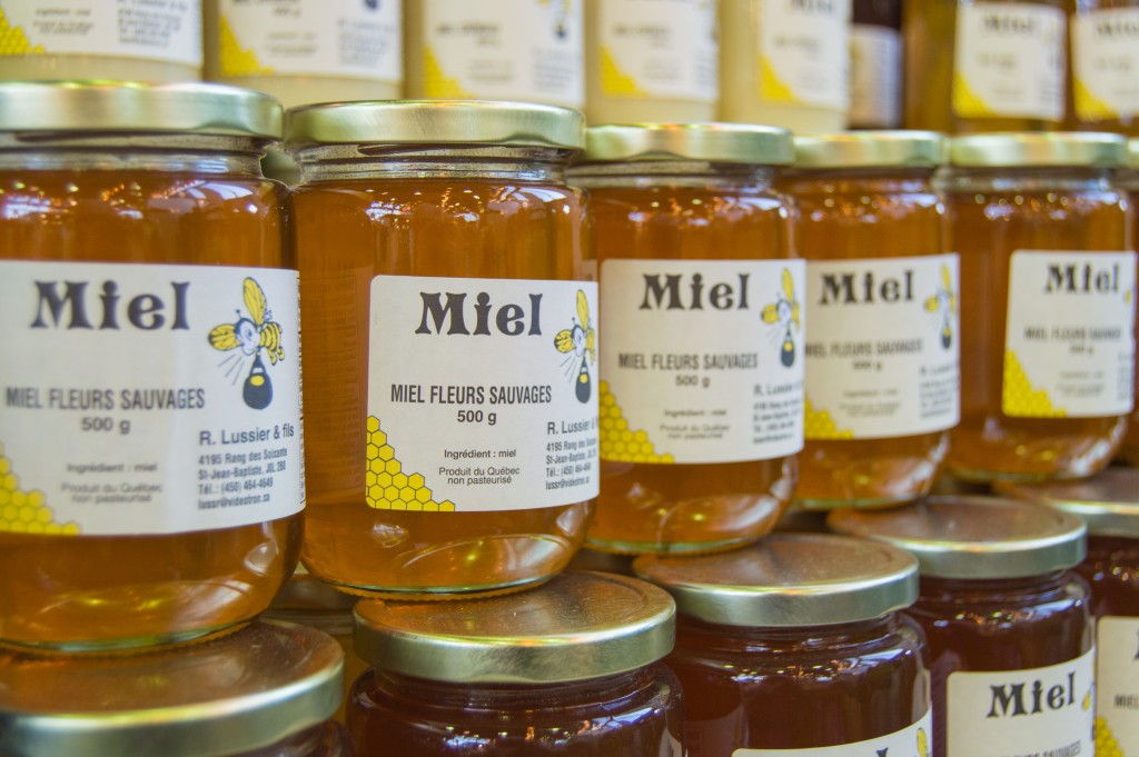 Honey at Jean Talon Market Montreal