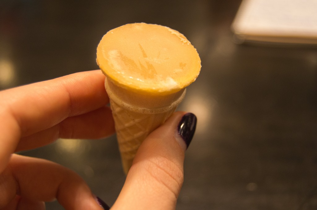 Maple sugar cone at Jean Talon Market