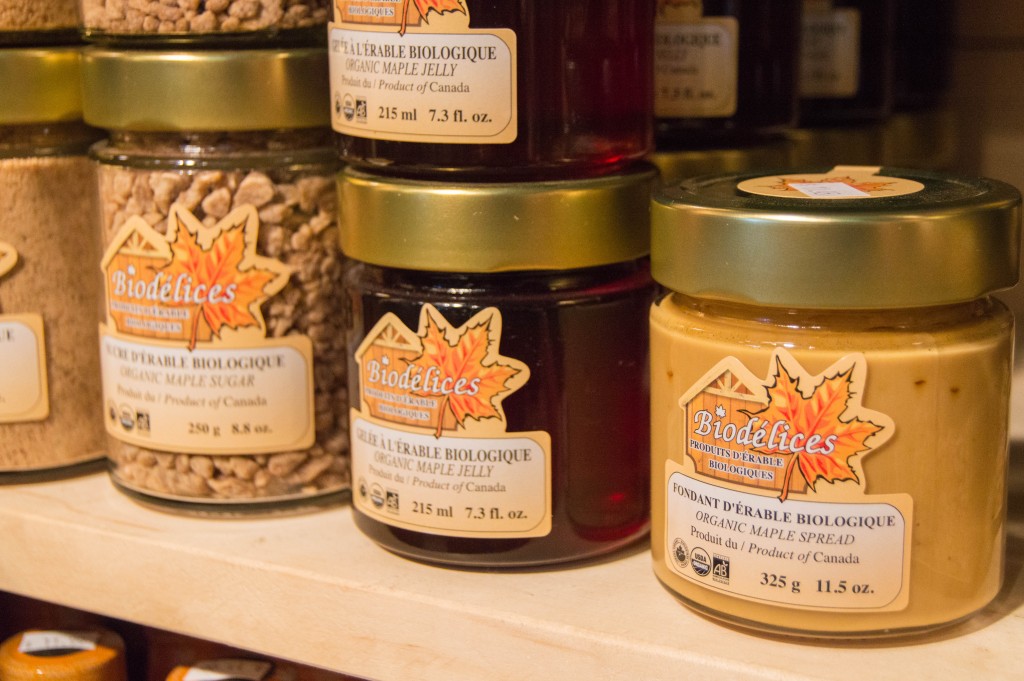 Maple spread at Jean Talon Market