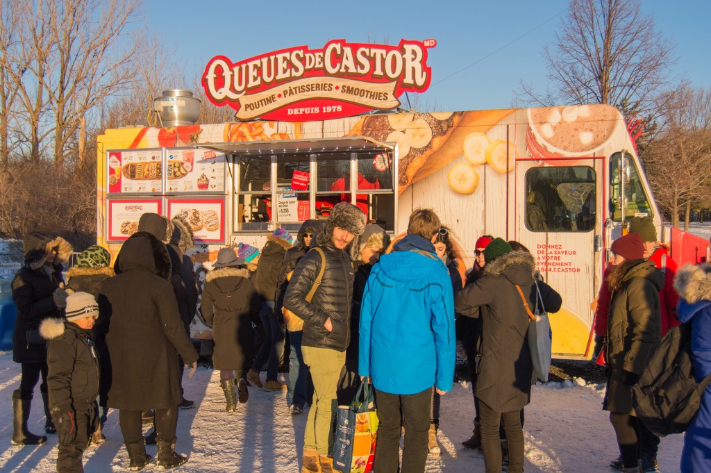 Beaver tails food truck in Montreal