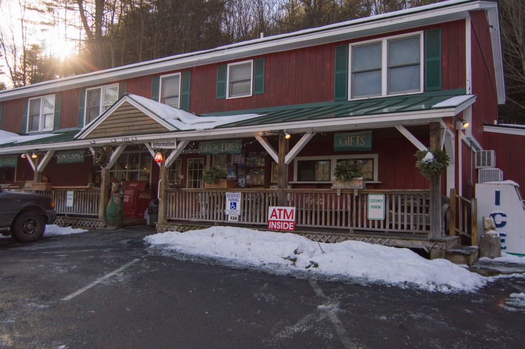 Outside Deli and BBQ on route 4 in Vermont