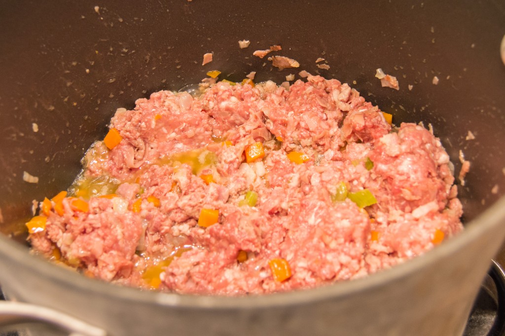 Making Ragu alla Bolognese