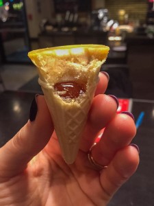 Maple sugar and syrup cone