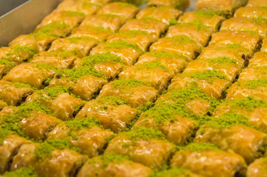 Gulluoglu baklava at Karakoy Istanbul