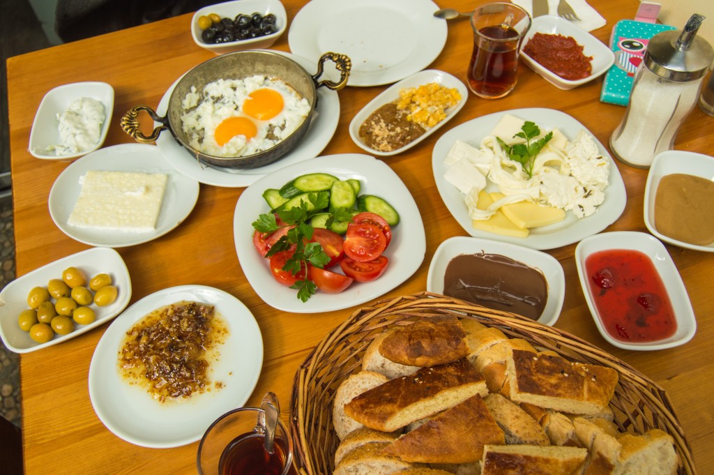 Traditional Turkish breakfast