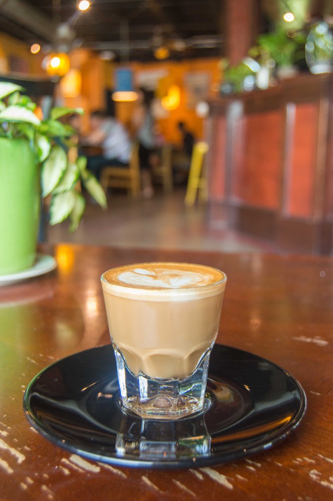 Cortado at Epoch coffee