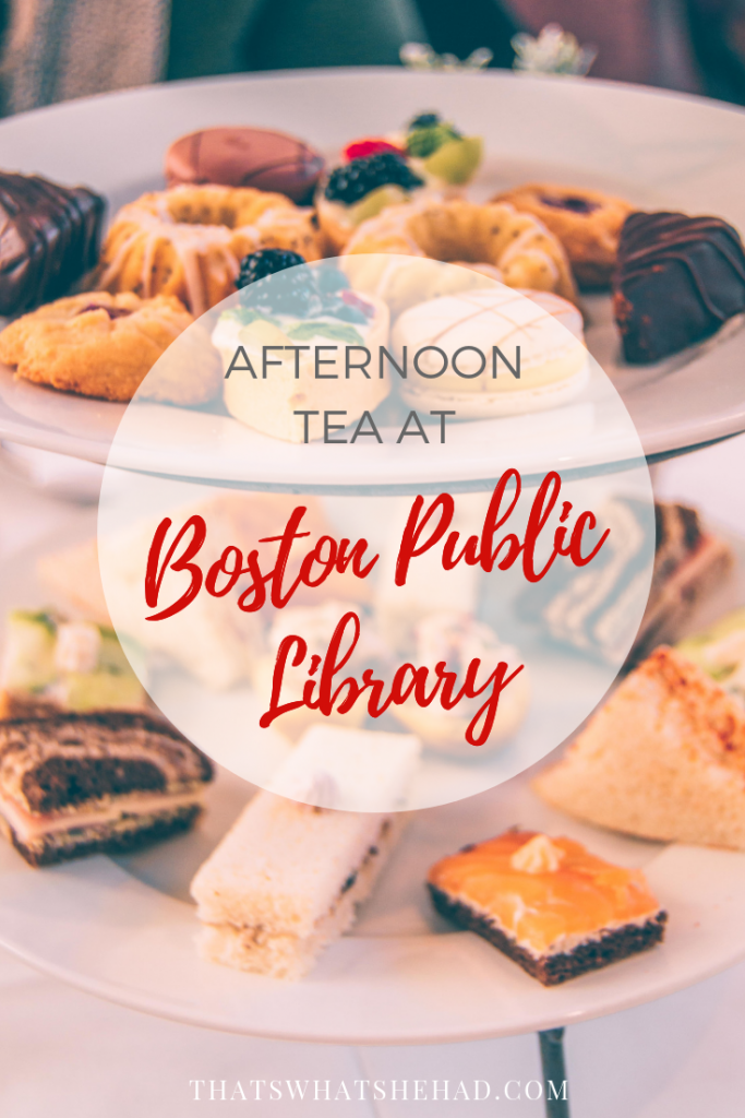 Why You Should Try Afternoon Tea At Boston Public Library