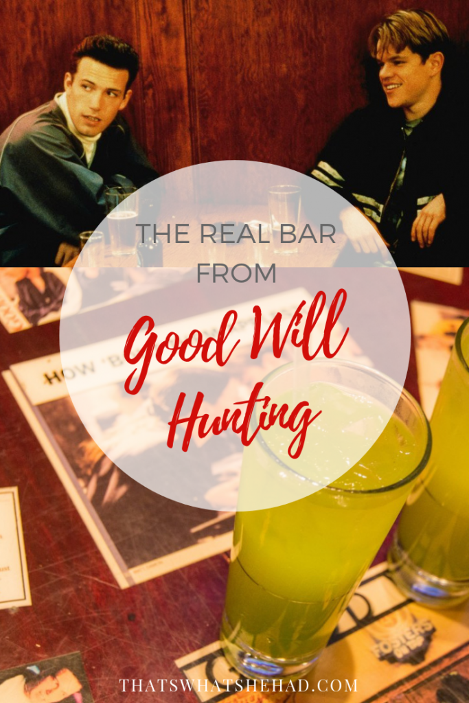 What the real bar from Good Will Hunting looks like in real life! Click on pin to see the pictures and read the story. #Boston #BostonMA #BostonRestaurants