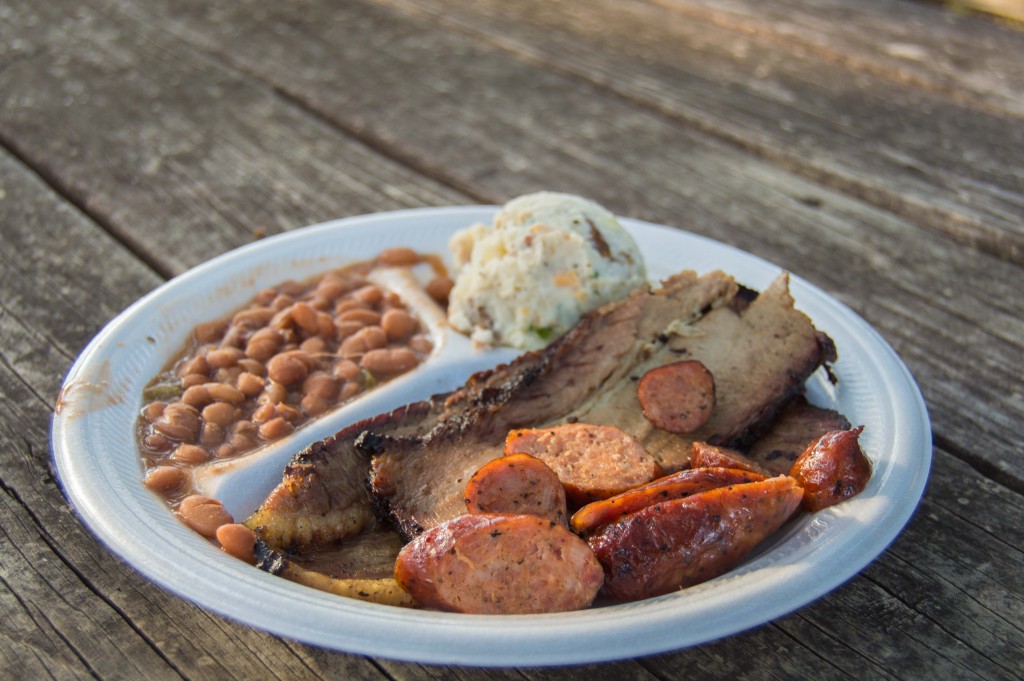 brisket and sausage