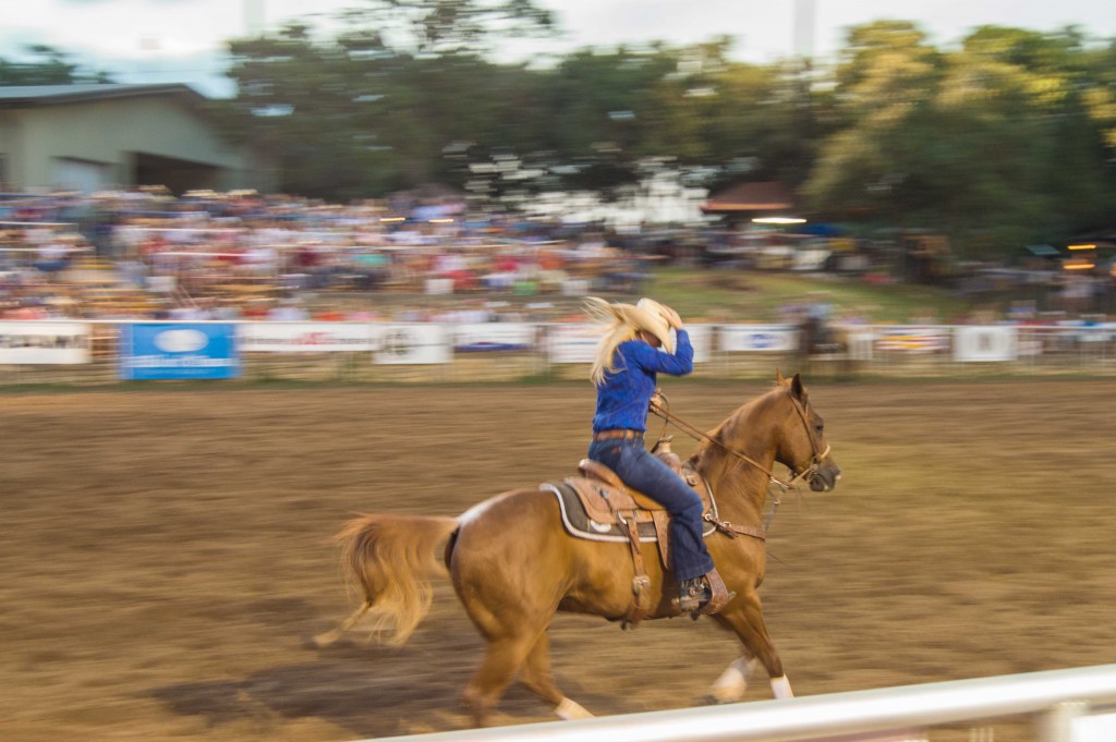 cowgirls competing at rodeo