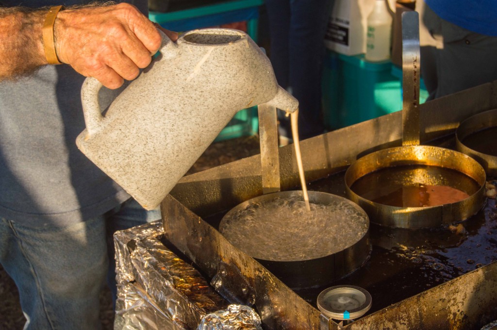 funnel cake preparation process