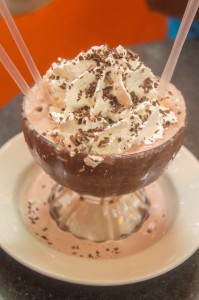 frozen hot chocolate at serendipity