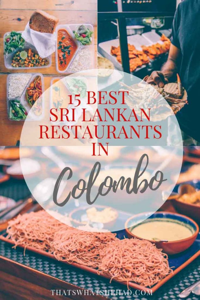 15 best Sri Lankan restaurants in Colombo and what to order there! #SriLanka #Colombo