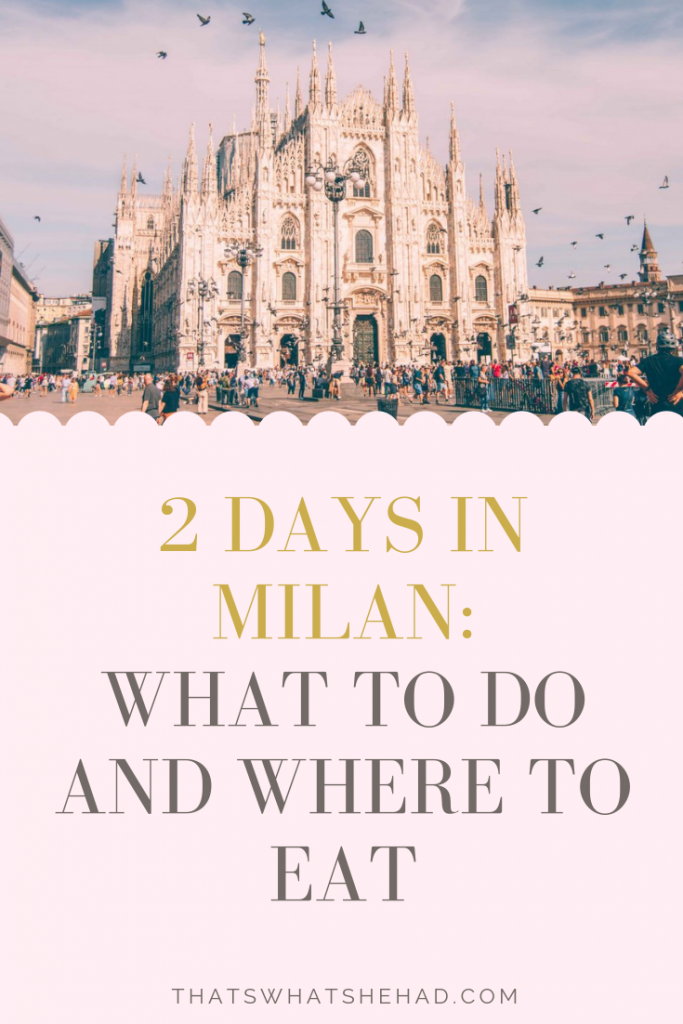 The complete guide to 2 days in Milan: best things to do, great (locals-approved) restaurants along the way, and hidden gems of Milan! Bonus: day trip to Lake Como if you have 3 days. #Milan #MilanItaly #MilanGuide #MilanItinerary