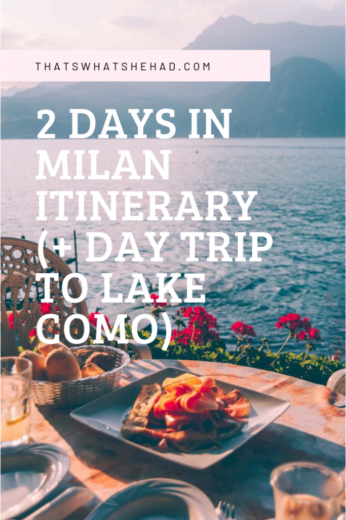 How to spend 2 days in Milan: the best sights to visit, the most delicious foods to try along the way, and a few hidden gems! + how to visit Lake Como if you have 3 days in Milan! Click on pin to check my custom guide or save for later! #Milan #MilanItaly #MilanGuide #MilanItinerary