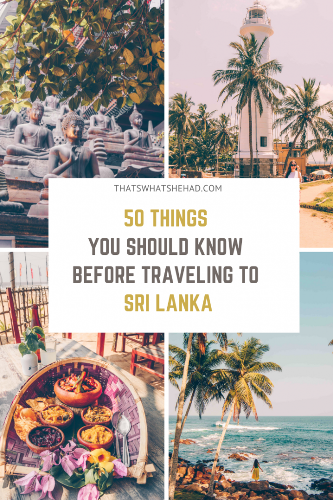 50 tips for the first-time travelers to Sri Lanka! My best tips after living on the island for 8 years! #srilanka #visitsrilanka #srilankatips
