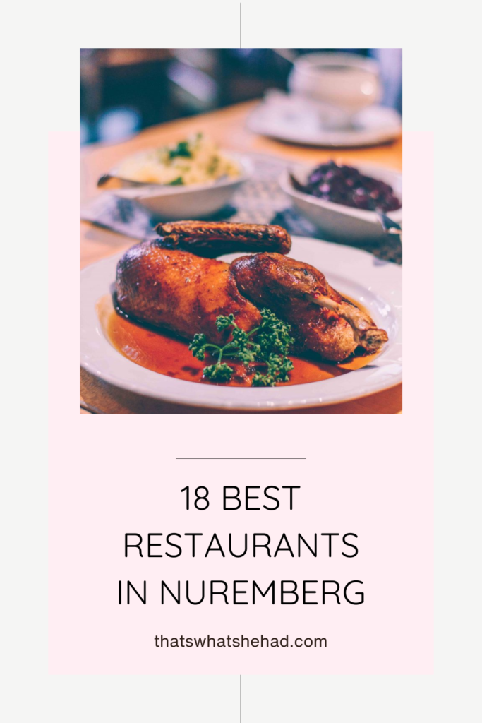 18 Fantastic Restaurants in Nuremberg