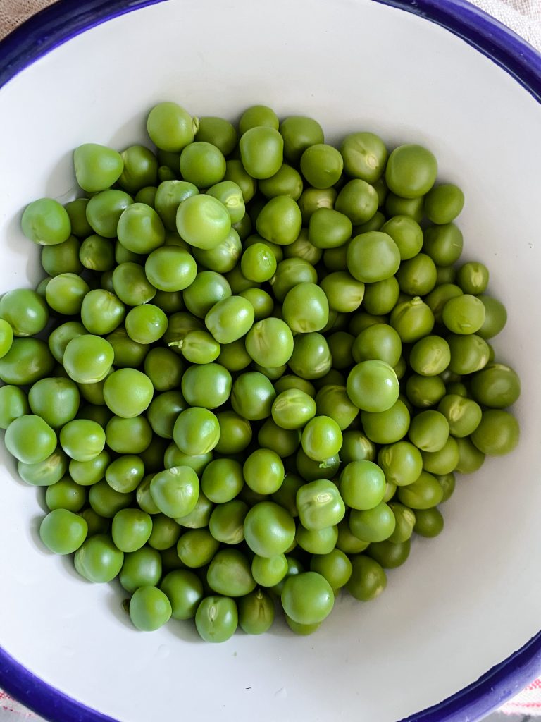 green peas season