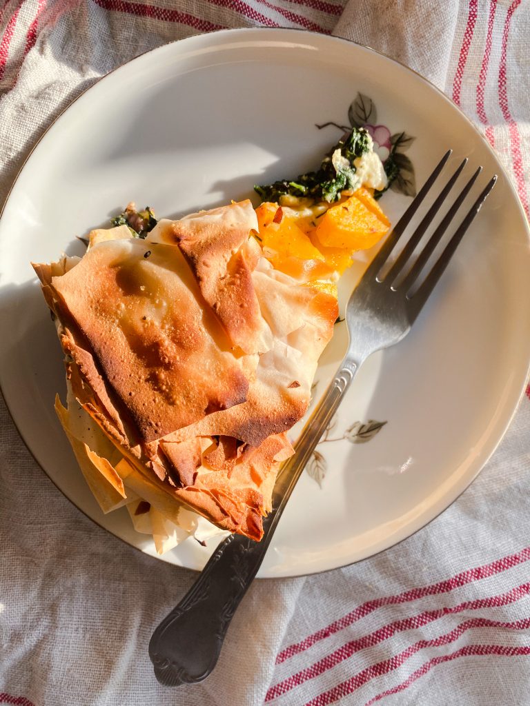 pumpkin-feta-spinach-pie