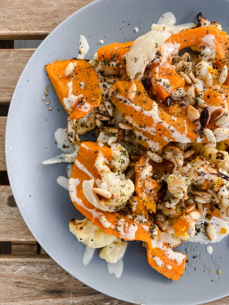 pumkin-with-tahini-zaatar