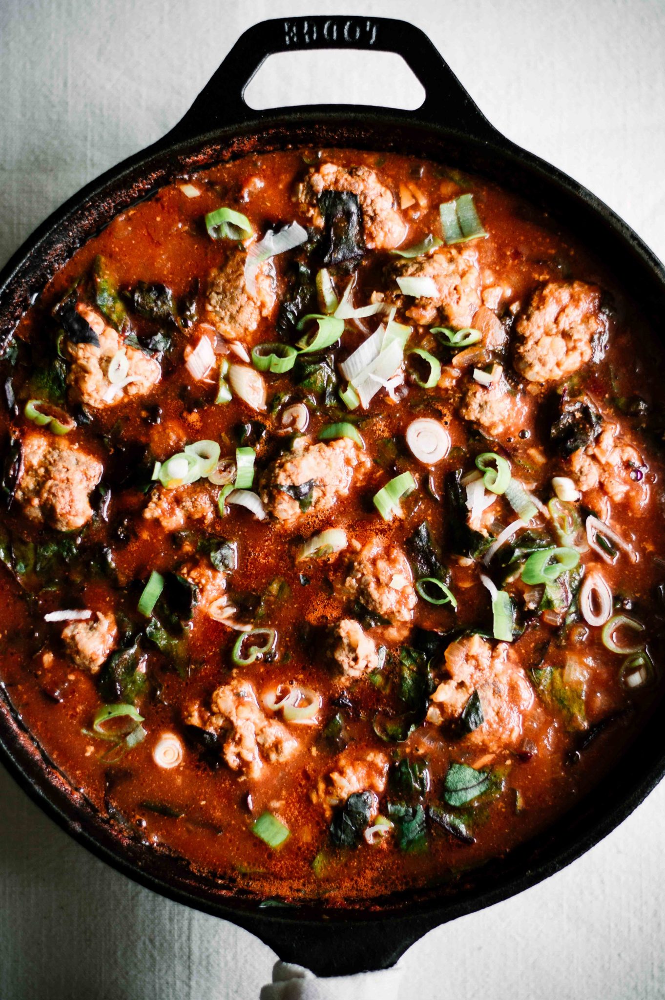 Russian Meatballs (a.k.a. Yozhiki) with Beet Leaves That’s What She Had