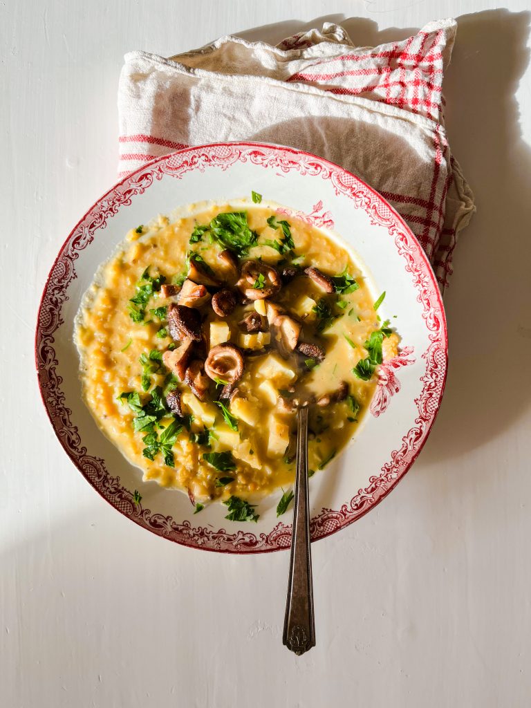 parsnip lentil soup