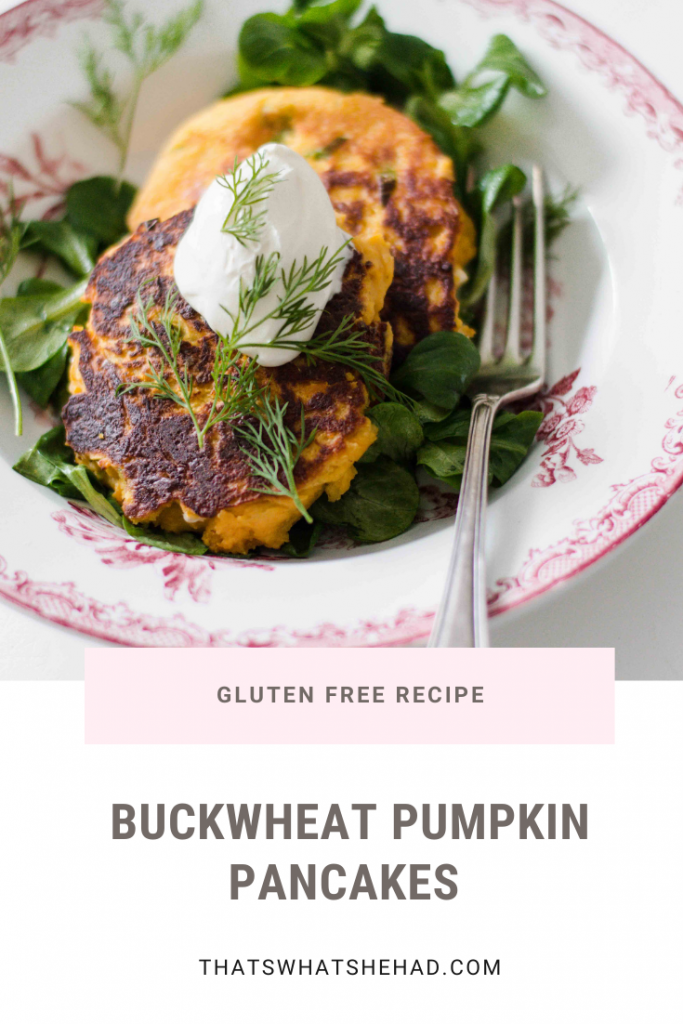 pumpkin buckwheat pancakes
