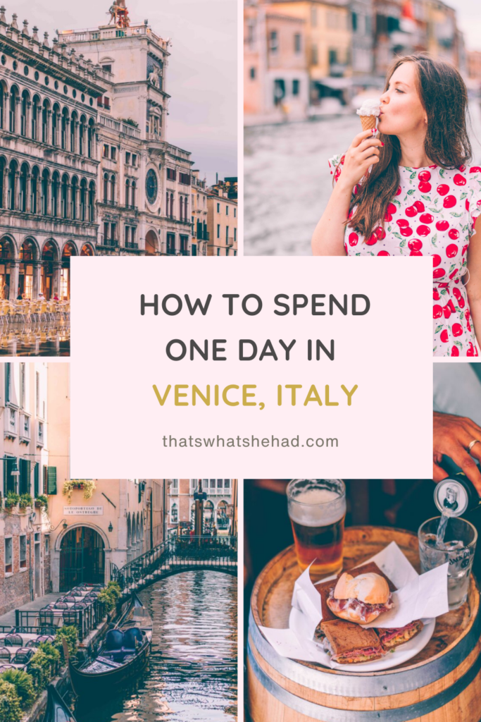 One Day in Venice: The perfect itinerary with lots of food stops! Explore top attractions like St. Mark’s Basilica, the Grand Canal, and the best of Venetian food in just 24 hours!