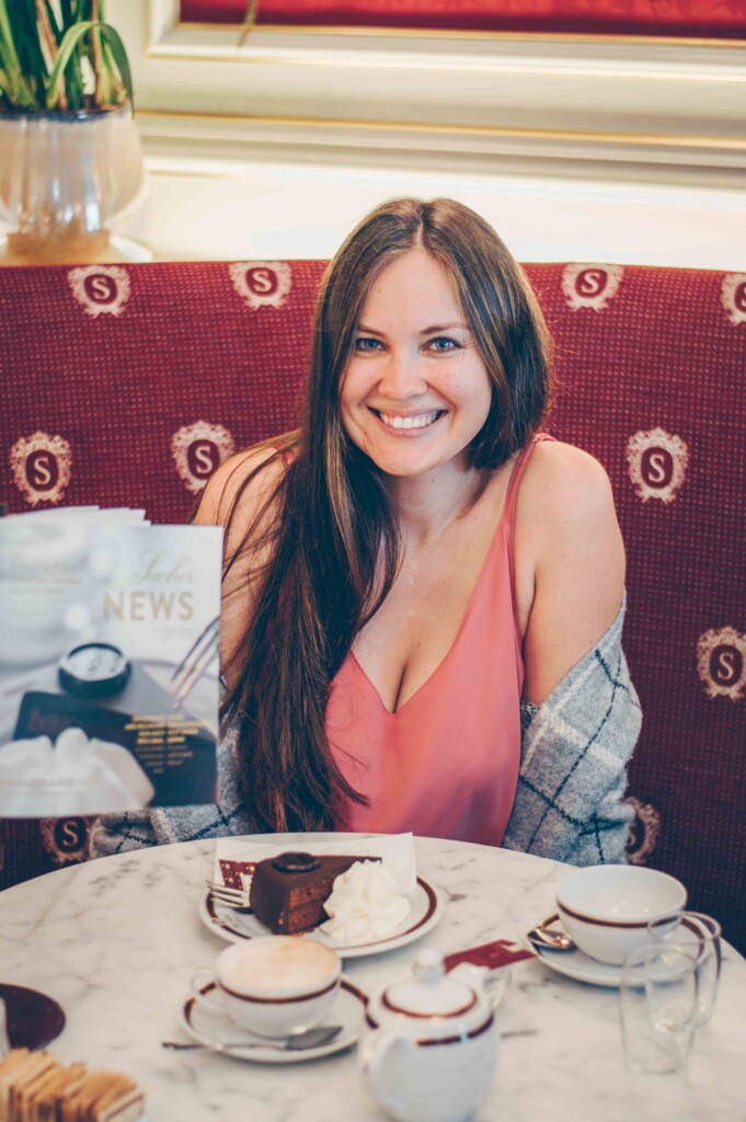 trying Sacher cake at Sacher hotel is a must-do if you have only one day in Vienna
