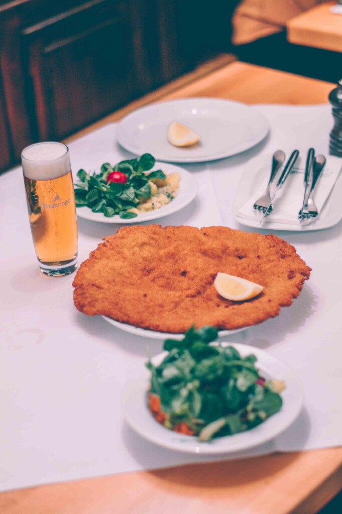 The famous schnitzel at Figmüller in Vienna is a must if you only have one day.