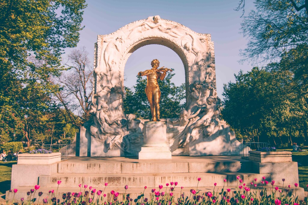 Johann Strauss monument in Stadtpark