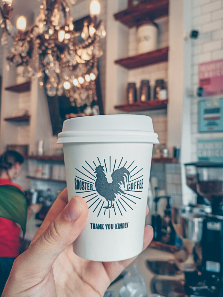 Rooster coffee in Riverdale park