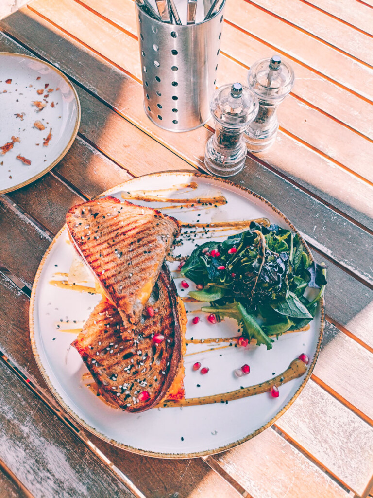 Sandwich served at Vibes