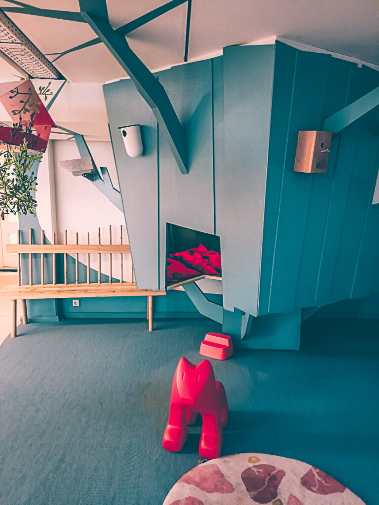 Modern fun kids room at Museum f&uuml;r Kunst und Gewerbe
