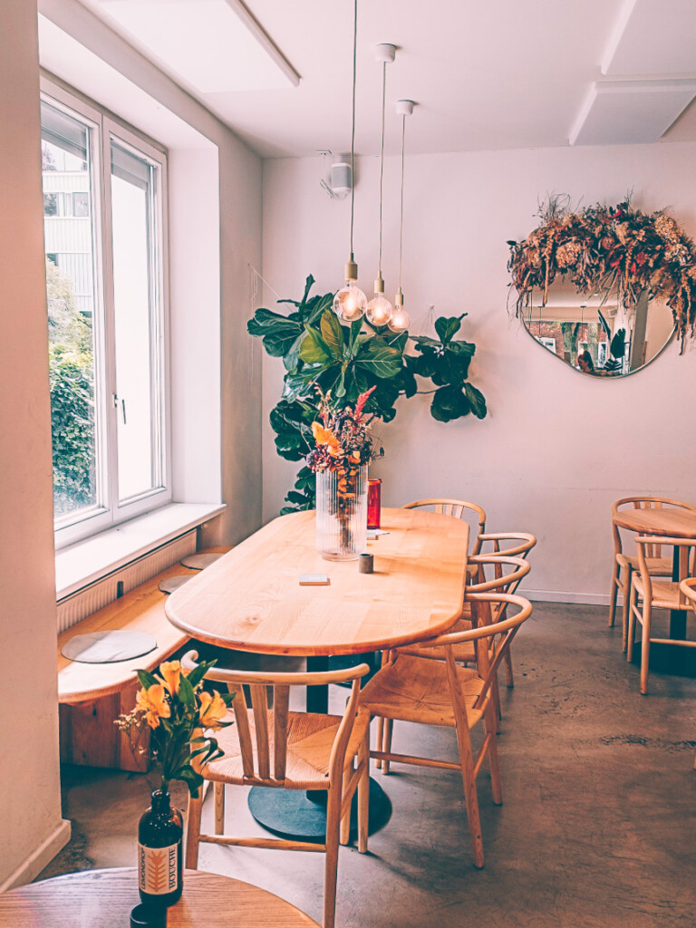 Modern interior at Good One Cafe