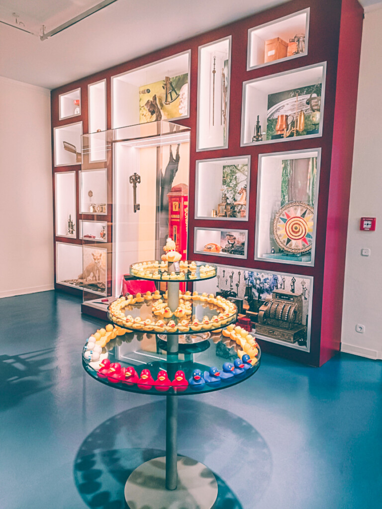 Fun toy display at Wunderkammer at Altonaer museum