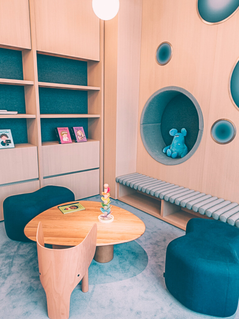 Modern playcorner at Nio House Cafe