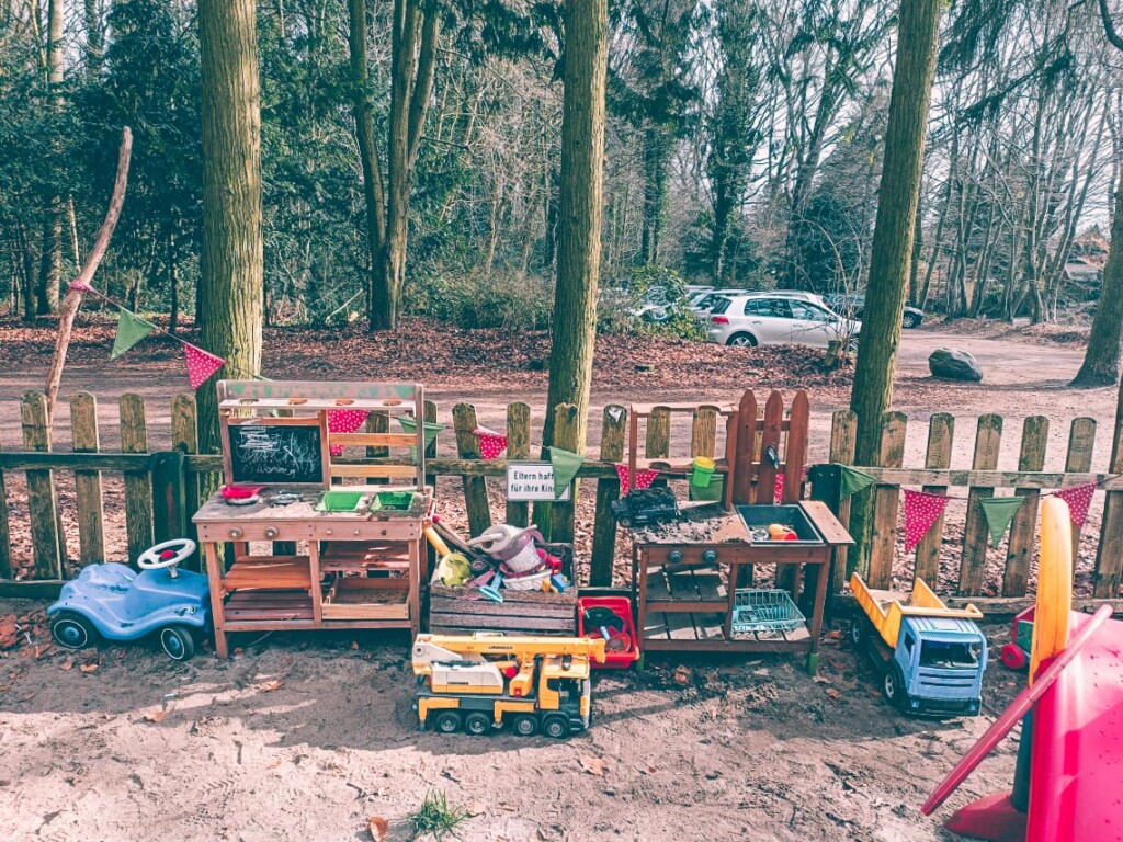 Amazing outside playground at Saha Waldcafe