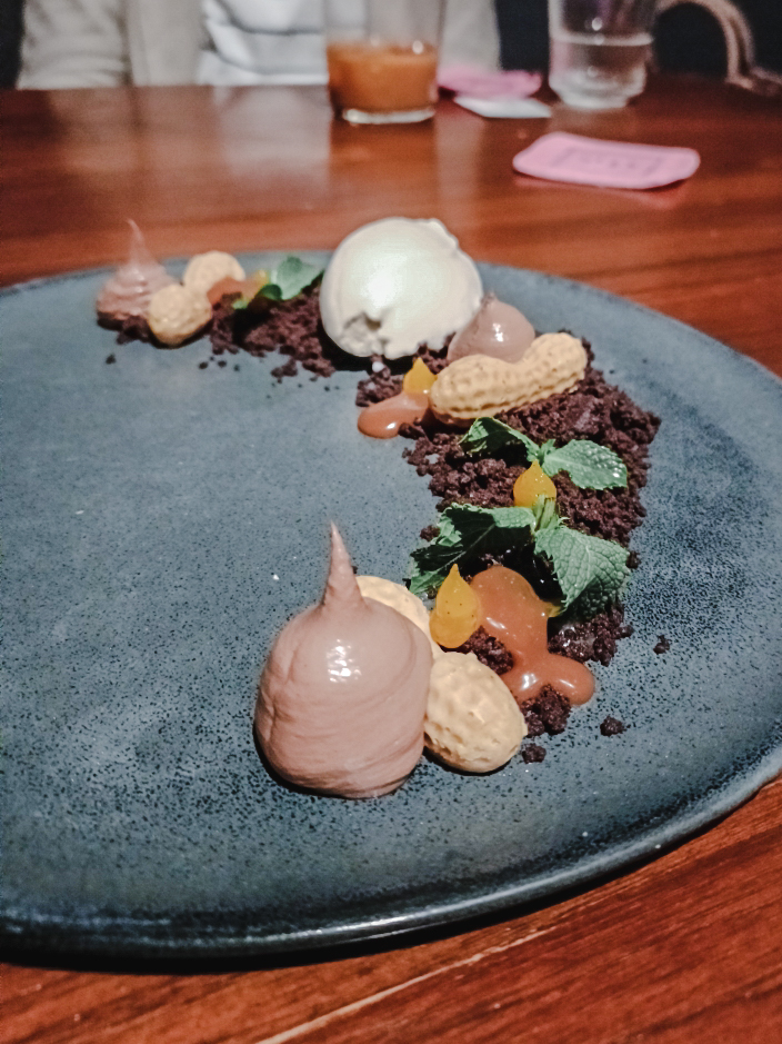 Thai chocolate for dessert at Jing Jing