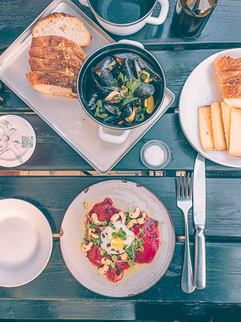 dinner at Wohlers in Hamburg