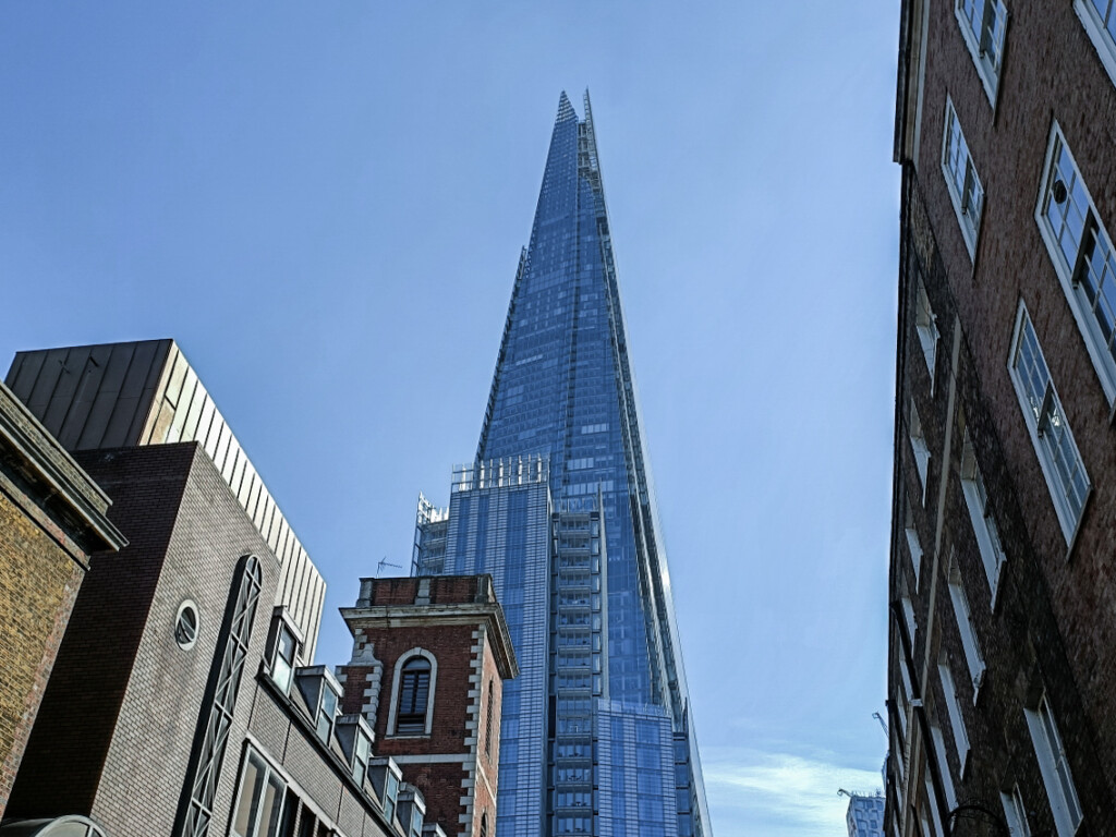 Impressive view of The Shard.