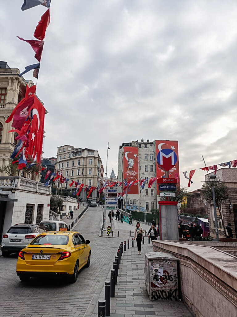 taxi on the streets of Istanbul