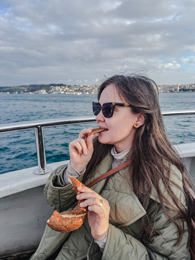 on the ferry Istanbul