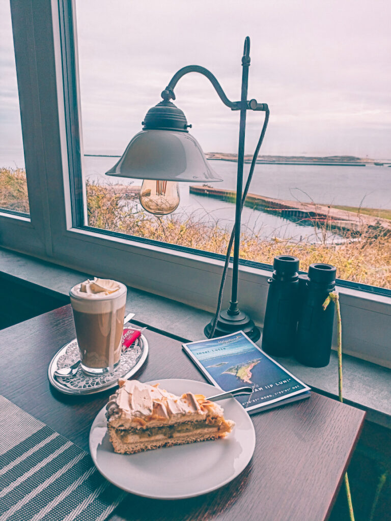 coffee and cake in Helgoland