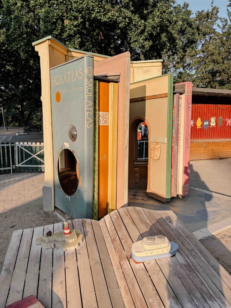 Vasaparken playground is a must-see if you are exploring Stockholm with kids
