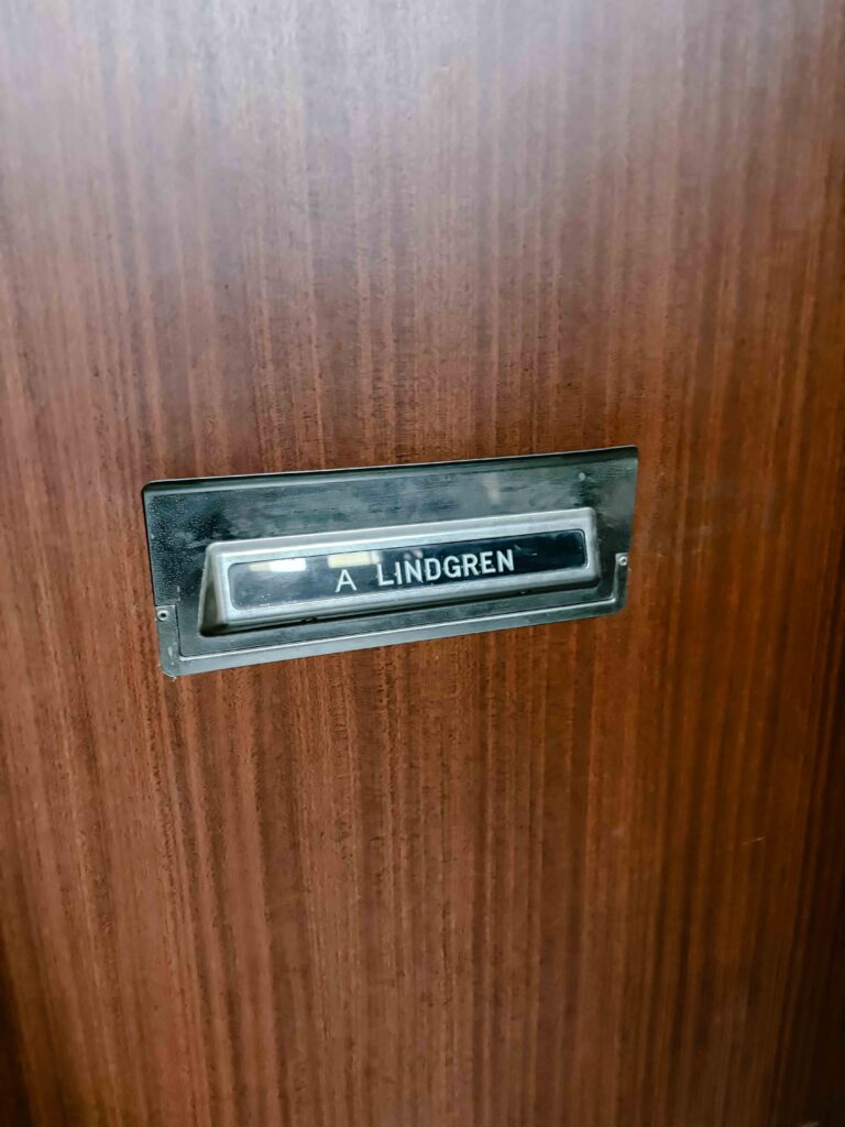 Astrid Lindgren's house door